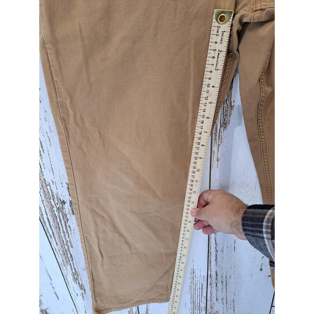 Carhartt Men's Relaxed Fit Rugged Flex Canvas 5- Pocket Work Pant 38X30 - Picture 4 of 8